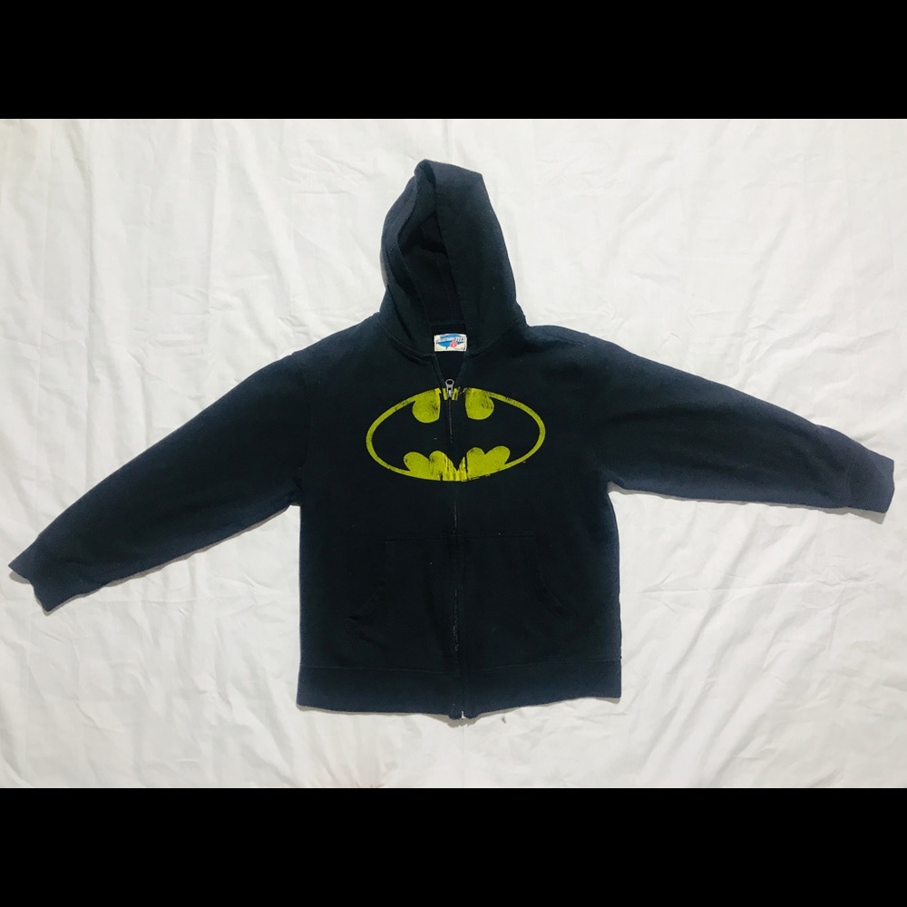 Boys Batman Zip Hoodie Size 10